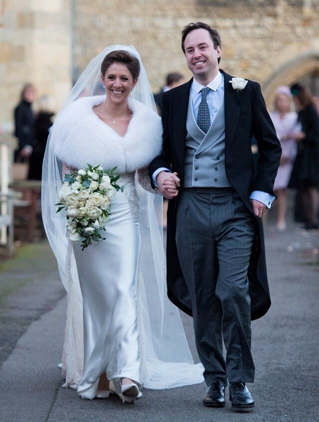 Mandatory Credit: Photo by REX (4314978b) Lottie Fry and Jamie Murray Wells The Wedding of Jamie Murray Wells to Lottie Fry at Dorchester Abbey, Oxfordshire, Britain - 19 Dec 2014