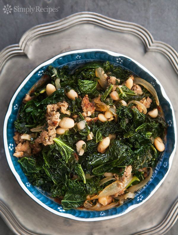 Kale With Sausage And White Beans