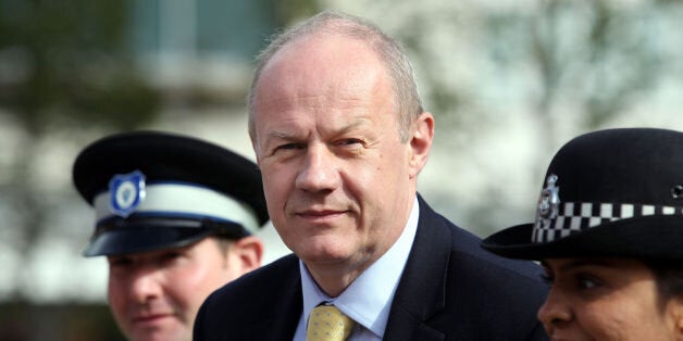 Policing Minister Damian Green MP meets Police officers in Coventry city centre today, during his first walkabout as Policing Minister.