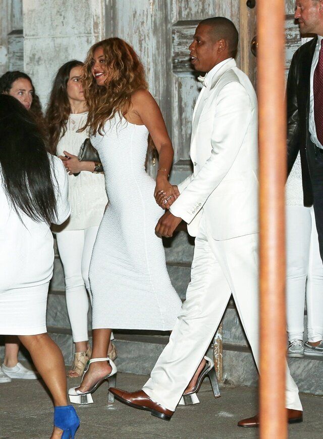 Picture Shows: Beyonce Knowles, Jay-Z, Shawn Carter November 16, 2014 Beyonce and husband Jay-Z attend her sister Solange Knowles' wedding to Alan Ferguson in New Orleans, Louisiana. Non-Exclusive UK RIGHTS ONLY Pictures by : FameFlynet UK Â© 2014 Tel : +44 (0)20 3551 5049 Email : info@fameflynet.uk.com