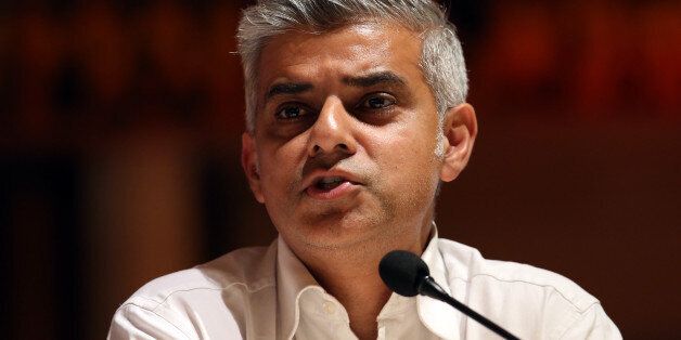 LONDON, ENGLAND - JULY 30: Labour Party Member of Parliament for Tooting Sadiq Khan speaks during a Labour party mayoral hustings on July 30, 2015 in London, England. The London Labour Party mayoral selection will decide which candidate stands in the mayoral election on 5 May 2016. (Photo by Carl Court/Getty Images)