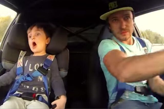 Boy's Hilarious Reaction To Dad's Driving (Video) | HuffPost UK Parents