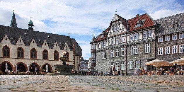 Germany, Lower Saxony, Harz Region, Historic Town of Goslar, Market square, UNESCO World Heritage