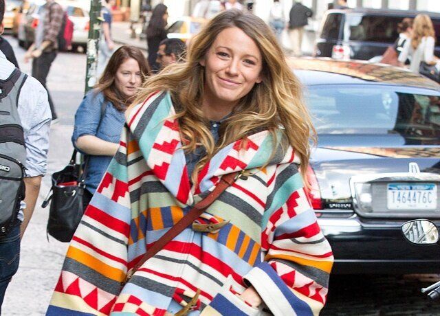 Mandatory Credit: Photo by Startraks Photo/REX (4210270b) Blake Lively Blake Lively out and about, New York, America - 17 Oct 2014 Blake Lively arrives at the Greenwich Hotel