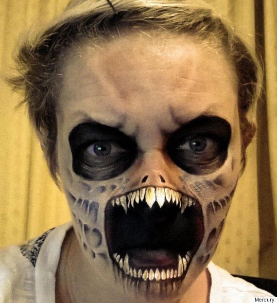 Amazing Halloween Zombie Face Paint Tutorial: Step by Step