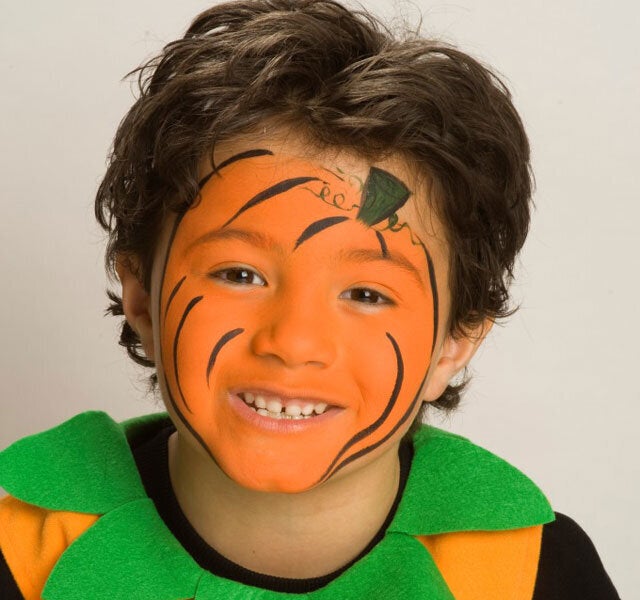 Pumpkin Face Painting for Children: Tutorials, Tips and Designs