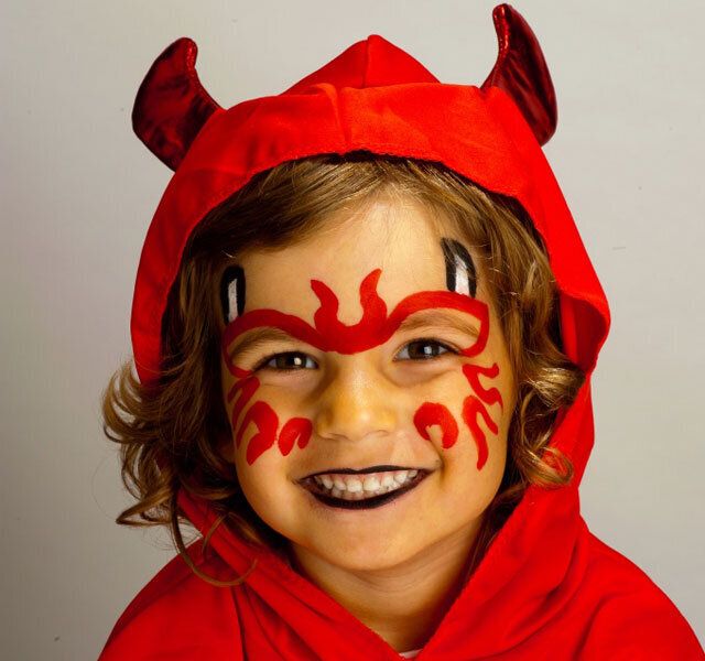 Halloween Face Painting Tutorial: Little Devil | HuffPost UK Parents