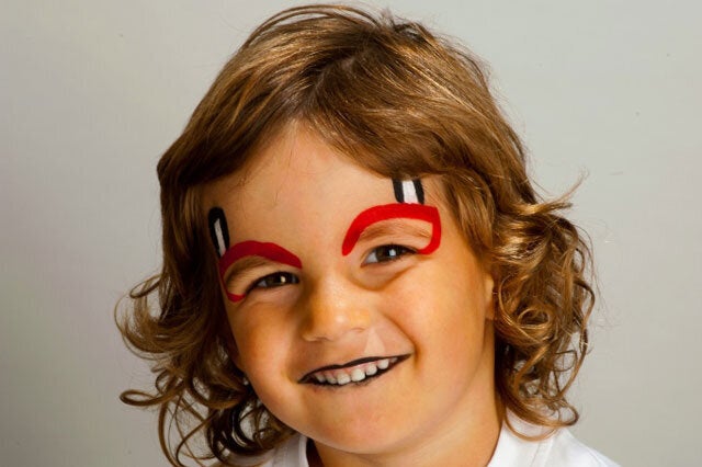 Halloween Face Painting Tutorial: Little Devil | HuffPost UK Parents