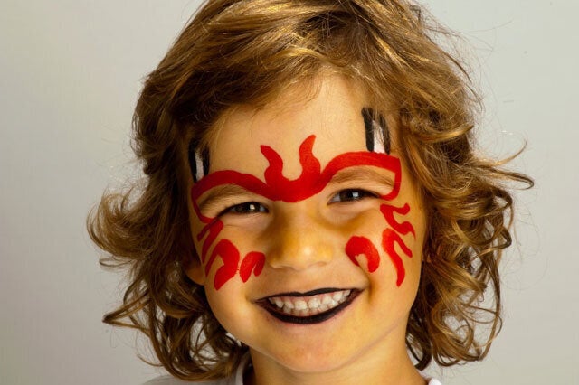 Halloween Face Painting Tutorial: Little Devil | HuffPost UK Parents