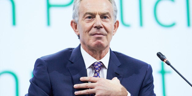 SAINT PETERSBURG, RUSSIA - JUNE 18: Tony Blair, former U.K. prime minister, attends a session of the SPIEF2015 Saint Petersburg International Economic Forum on June 18, 2015 in Saint Petersburg, Russia. (Photo by Oleg Nikishin/Epsilon/Getty Images)