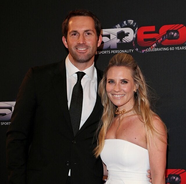 LEEDS, ENGLAND - DECEMBER 15: Sailor Ben Ainslie and Georgie Thompson attend the BBC Sports Personality of the Year Awards at First Direct Arena on December 15, 2013 in Leeds, England. (Photo by Jan Kruger/Getty Images)