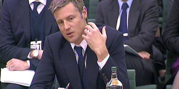 Conservative MP Zac Goldsmith gives evidence to the Joint Committee on Privacy and Injunctions at Portcullis House, London.