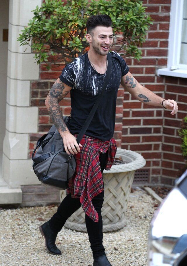 Mandatory Credit: Photo by Beretta/Sims/REX (4163727e) Jake Quickenden Jake Quickenden leaving the 'X Factor' TV Programmes house, London, Britain - 06 Oct 2014