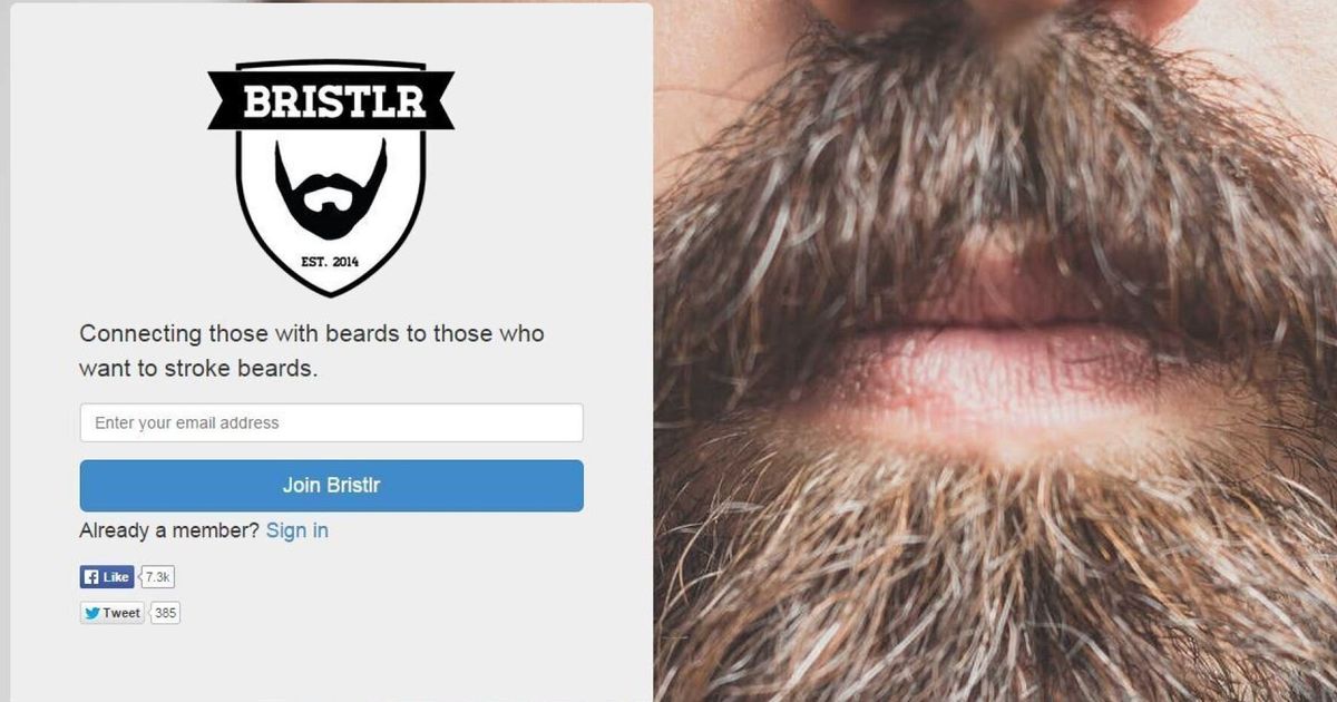 Bristlr Is A Dating Site For Men With Beards Or People Attracted To Men