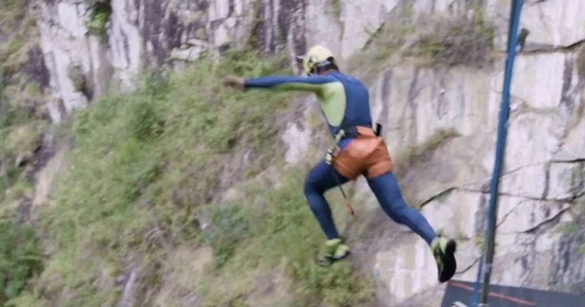 Laso Schaller Sets New World Record For Cliff Dive Of 58.8m HuffPost
