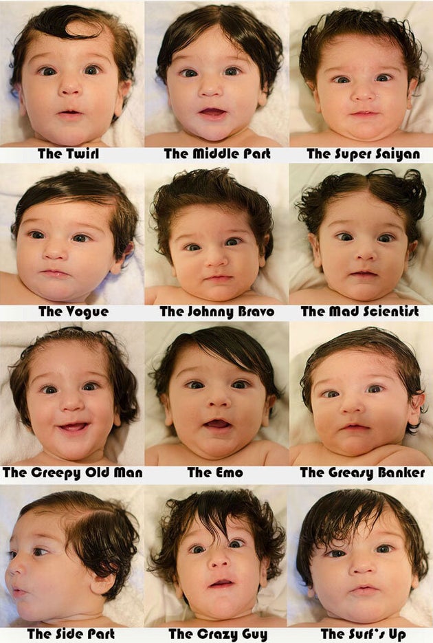 Parents Create 12 Different Hair Styles For One Baby With A Lot Of Hair | HuffPost UK Parents Create 12 Different Hair Styles For One Baby With A Lot Of Hair | HuffPost UK