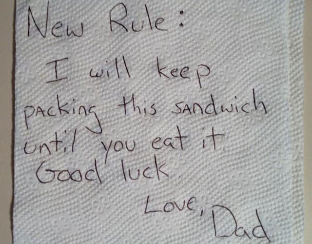 Funny Notes Left In Kids' Lunchboxes | HuffPost UK Parents Funny Notes Left In Kids' Lunchboxes | HuffPost UK Parents