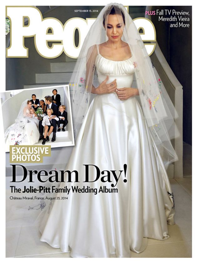 First Look! See Angelina Jolie's Wedding Dress | HuffPost UK