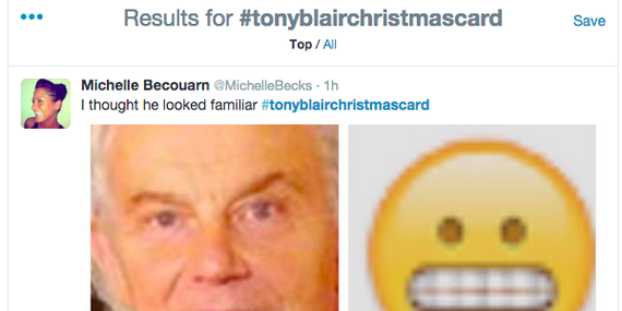 Three Reasons Everyone Is Talking About That Tony Blair Christmas Card