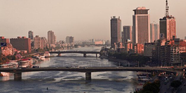 A view of Cairo and the River Nile
