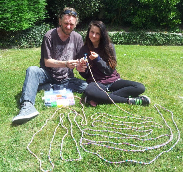 10-year-old's 6,292-foot loom band bracelet breaks Guinness record 