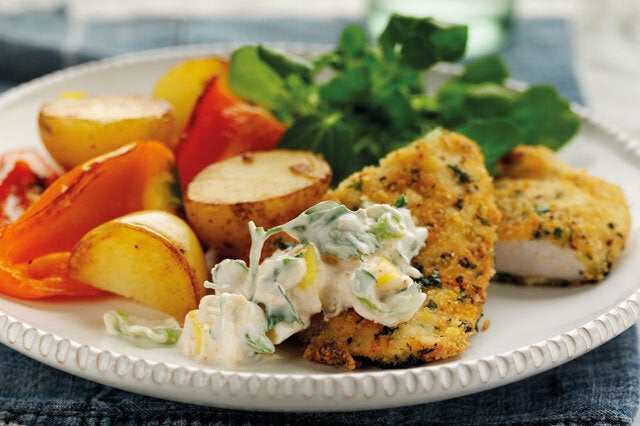 Breaded Garlic Chicken Recipe | HuffPost UK Parents