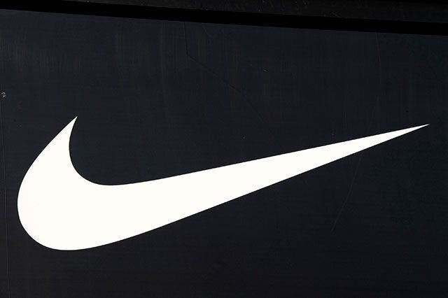 black and white nike tick