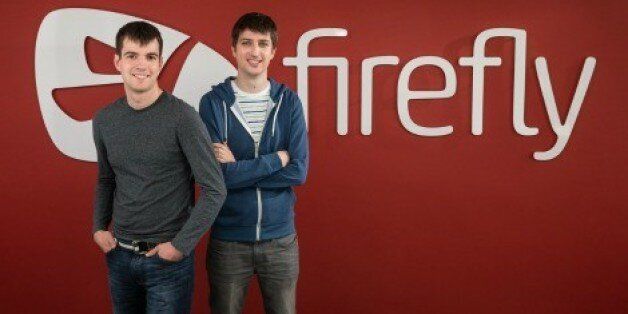 Simon Hay (left), 28, and Joe Mathewson (right), 29, co-founders of Firefly