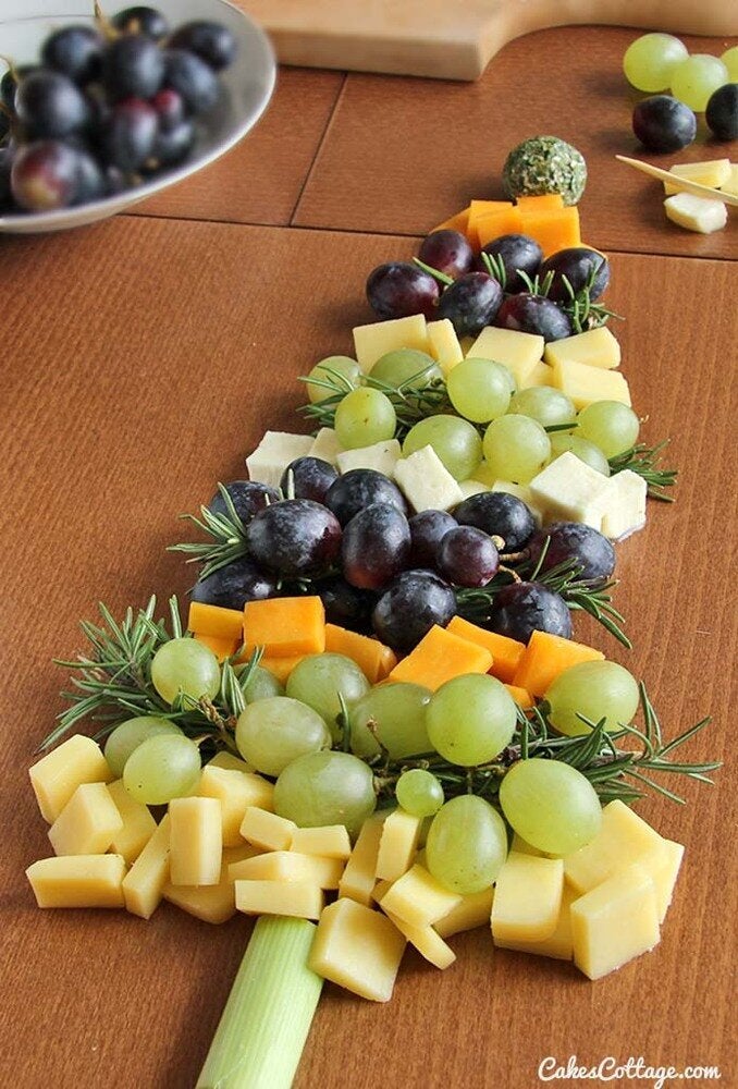 Christmas Tree Cheese Board 