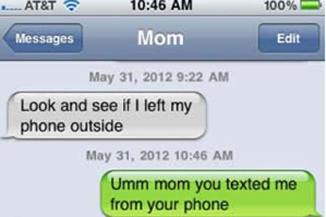 funny text messages parents send