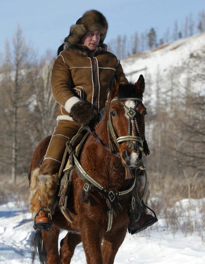 Putin isn't afraid of horses