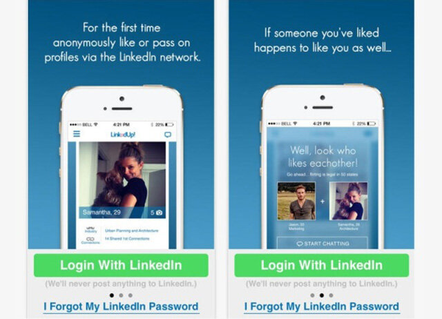 linkedin dating app
