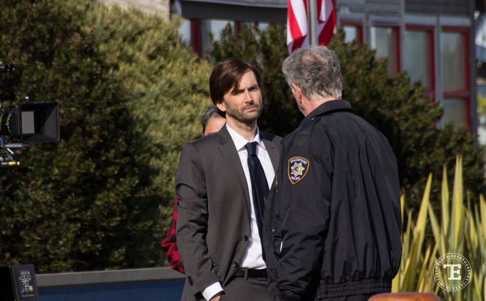 David Tennant Films 'Gracepoint' In Victoria