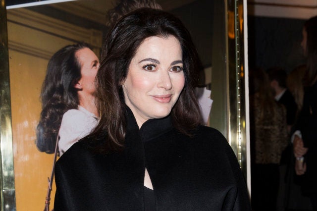 LONDON, ENGLAND - MARCH 25: Nigella Lawson attends the press night of 'Fatal Attraction' at Theatre Royal on March 25, 2014 in London, England. (Photo by Tristan Fewings/Getty Images)