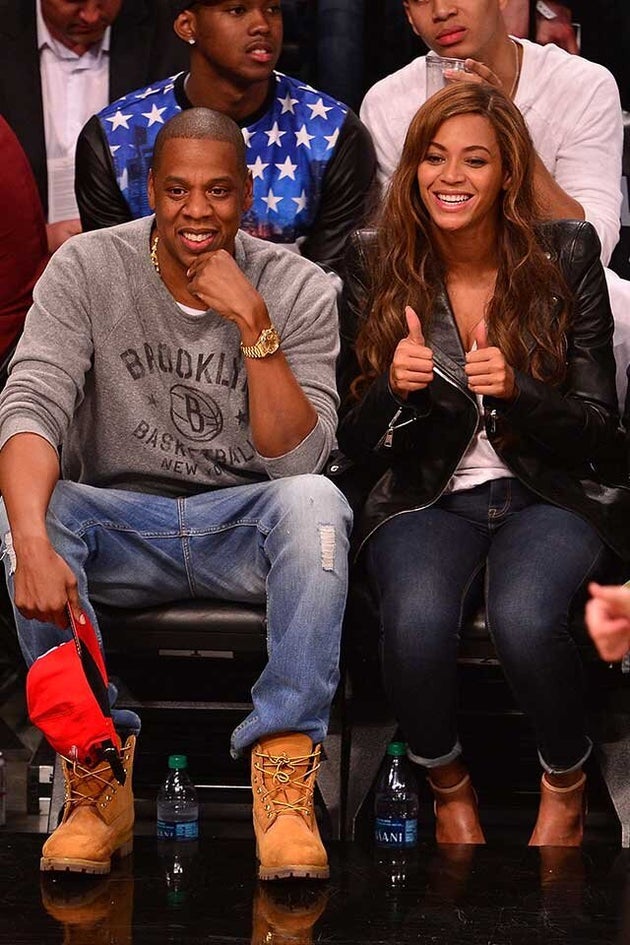 Beyonce And Jay Z Are All Smiles At New York Basketball Game HuffPost UK