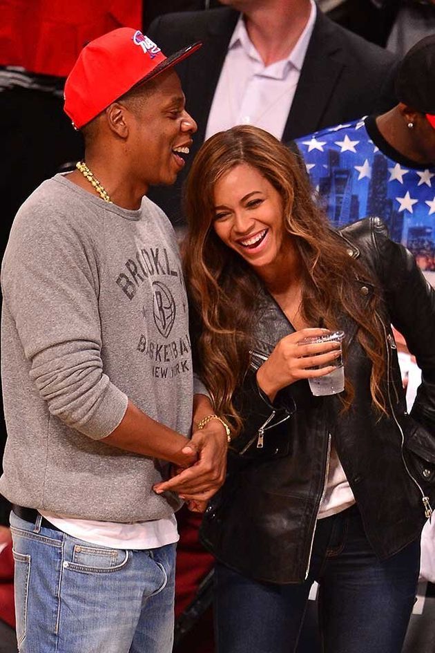 Beyonce And Jay Z Are All Smiles At New York Basketball Game 