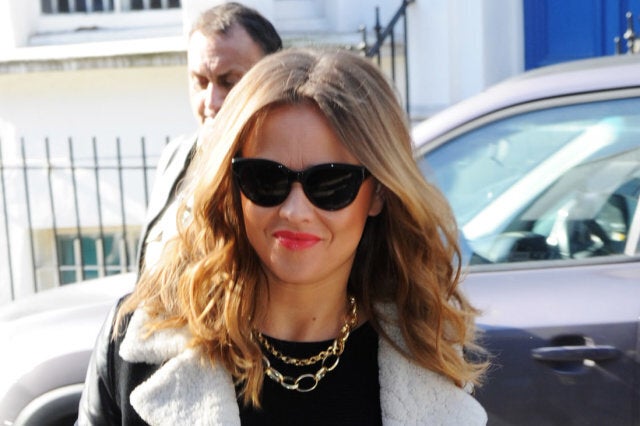 Pregnant Kimberley Walsh baby check up after fall