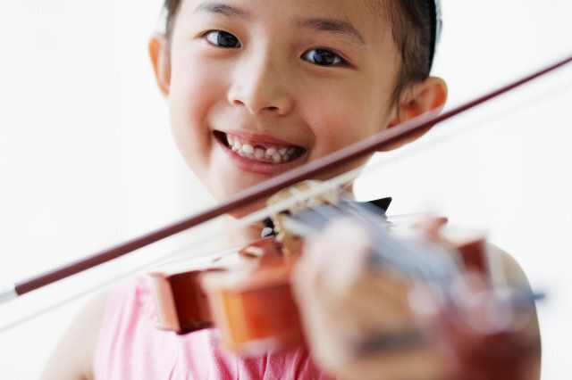 Young Girl Playing Violin