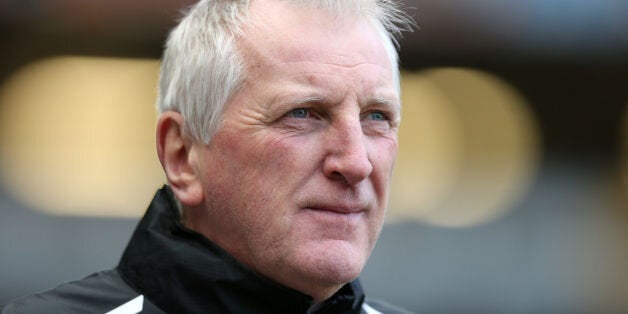 Hartlepool manager Ronnie Moore who has announced he would like to sign convicted rapist Ched Evans.