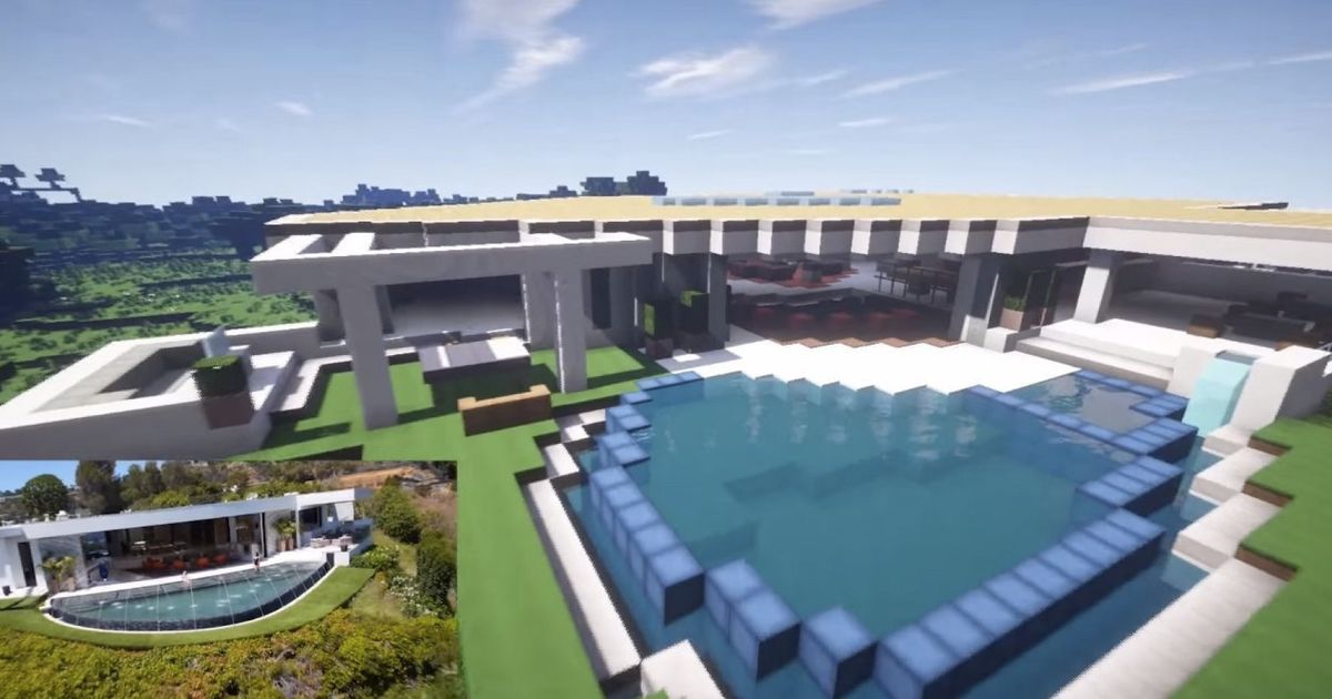 Someone Built Minecraft Creator's Giant Mansion In Minecraft | HuffPost ...