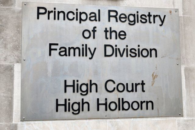 Principal Registry of the Family Division High Holborn Court, Holborn, London, UK.