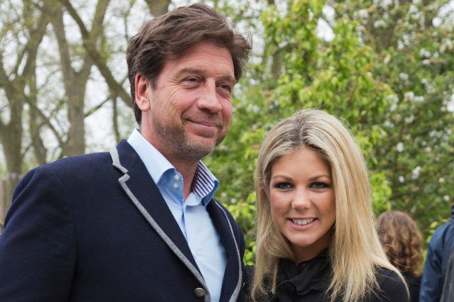 Presenter Nick Knowles and wife