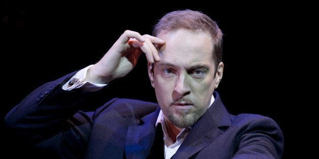 Derren Brown Stars In His New Show Svengali At The Shaftesbury Theatre In London. (Photo by John Phillips/UK Press via Getty Images)