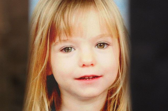 A picture of missing toddler Madeleine McCann