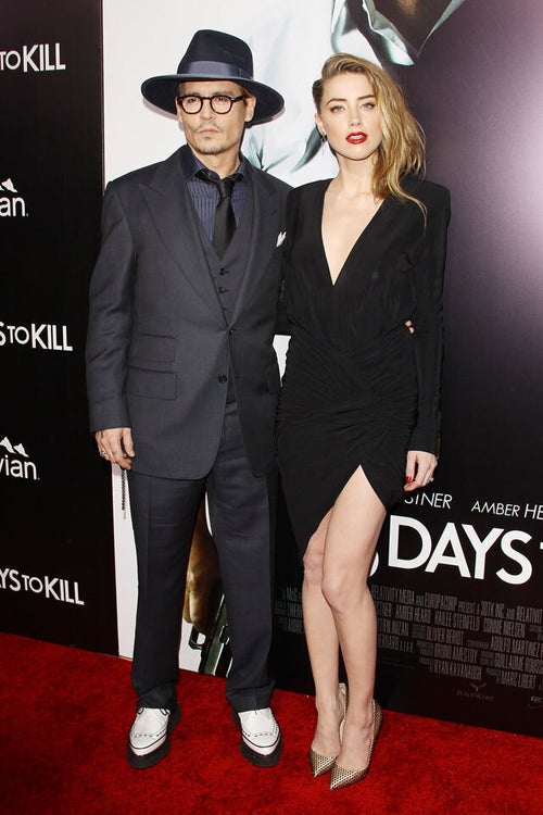 amber heard blue dress TH&TH Camilla Velvet Long Sleeve Bridesmaid Dress in Smoke Blue  TH and TH