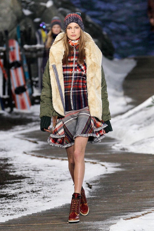 sachin and babi light blue dress New York Fashion Week: Tommy Hilfiger Autumn/Winter 2014