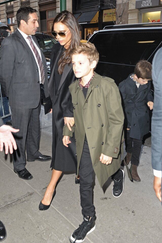 Victoria and David Beckham Wear Coordinated Lunch Looks in NYC