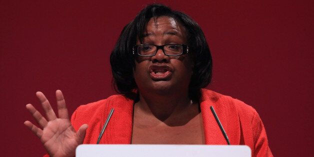 MANCHESTER, ENGLAND - SEPTEMBER 28: Diane Abbott MP addresses delegates on the third day of the Labour party conference at Manchester Central on September 28, 2010 in Manchester, England. The new Labour party leader Ed Miliband will today give his keynote speech to delegates where he is expected to offer a 'different ways' of doing politics. (Photo by Christopher Furlong/Getty Images)