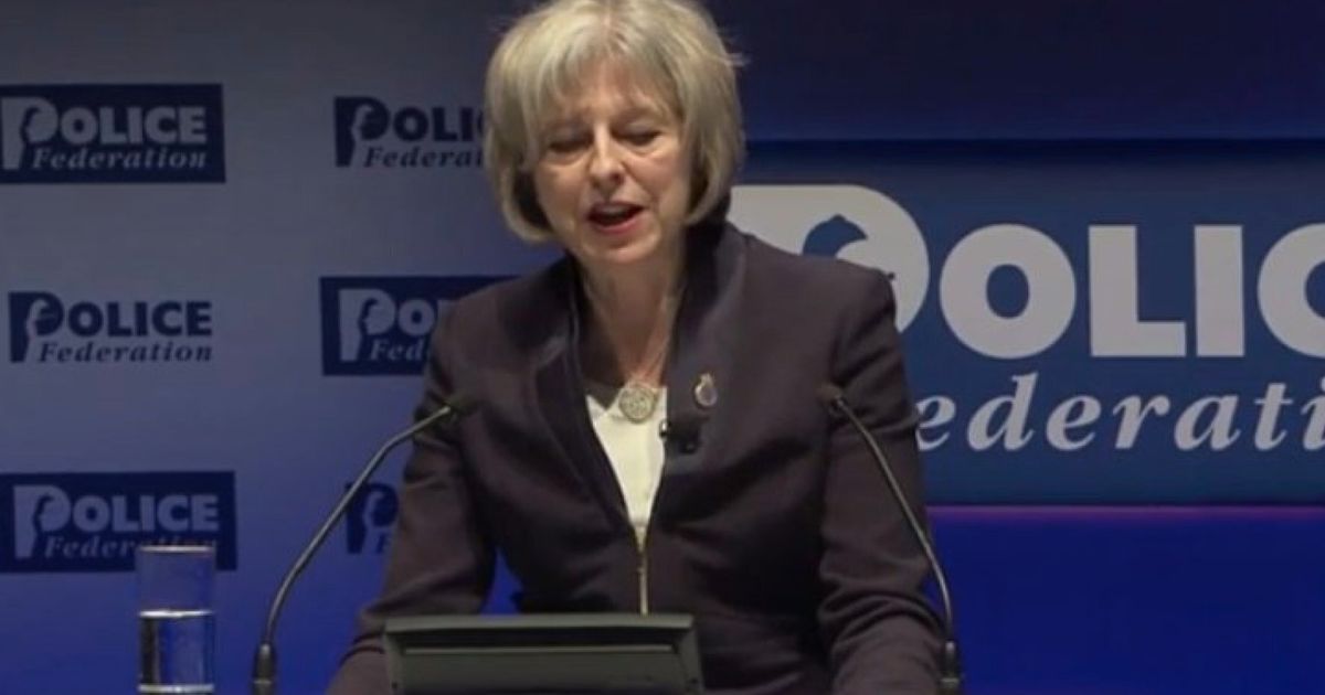 Theresa May Tells Police Federation To Stop Crying Wolf Over Cuts In Most Brutal Speech Yet 3471