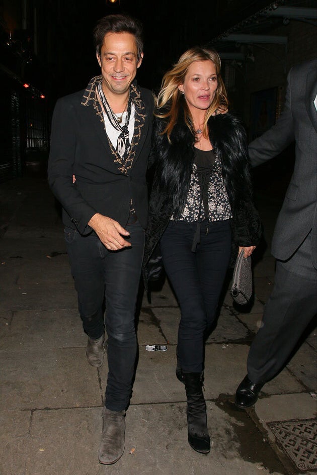 Kate Moss Does All Black For Date Night With Husband Jamie Hince